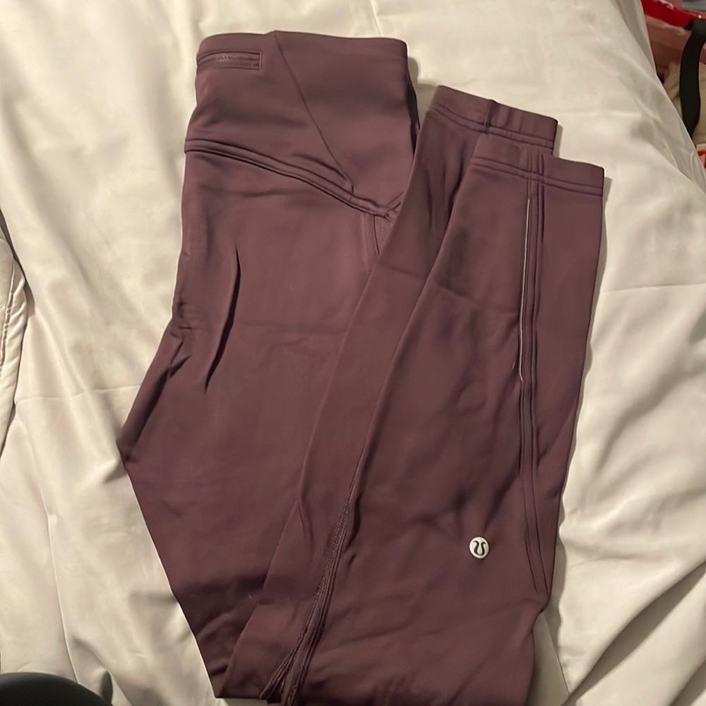 Fleece lined lululemon leggings